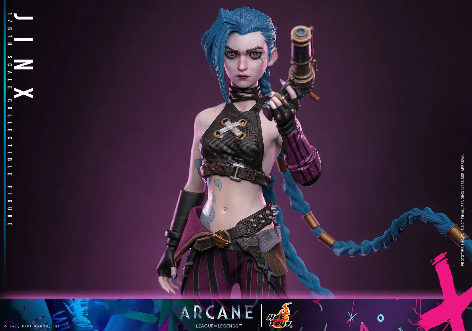 Arcane: Jinx: 1/6th - Hot Toys Action Figures