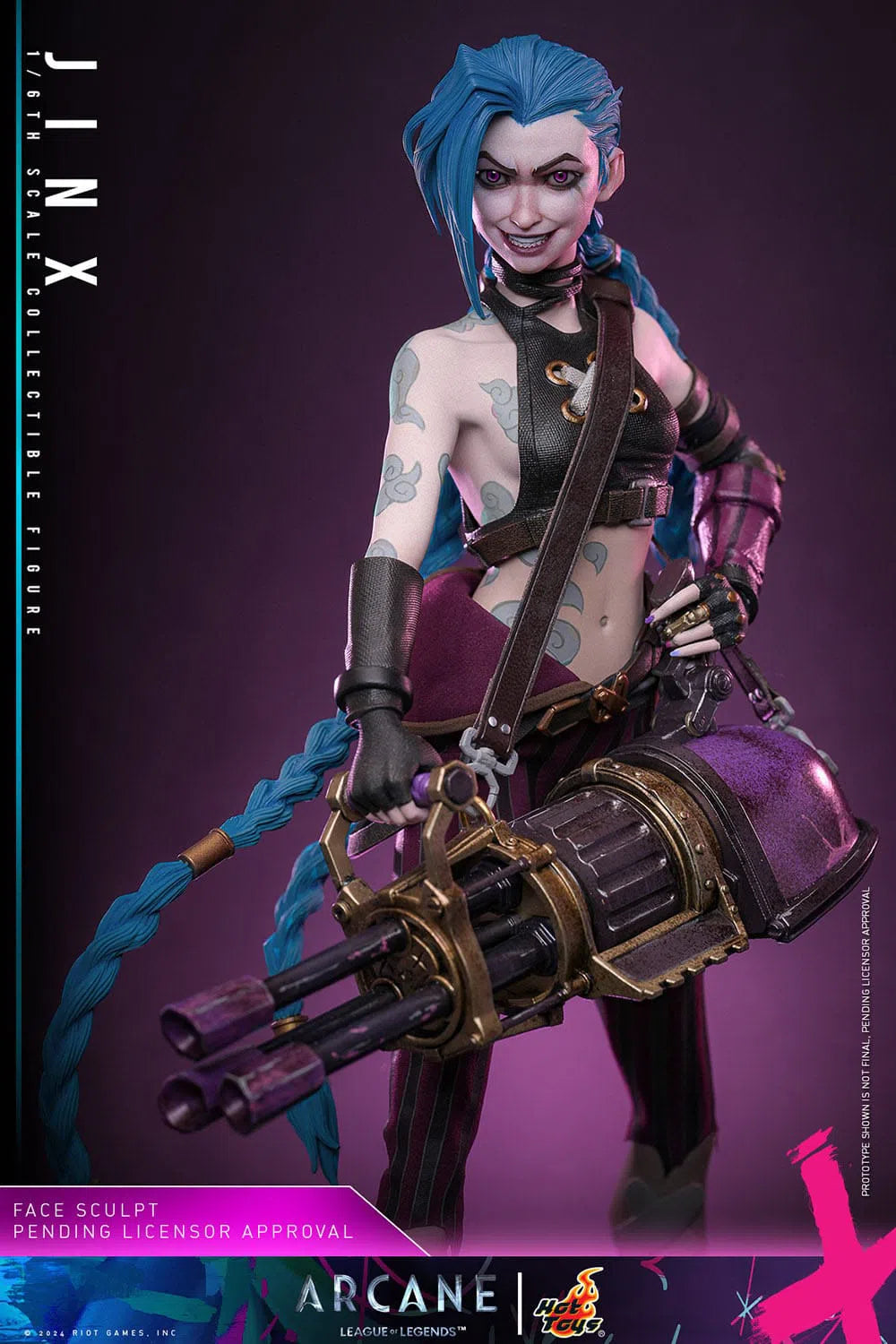 Arcane: Jinx: 1/6th - Hot Toys Action Figures