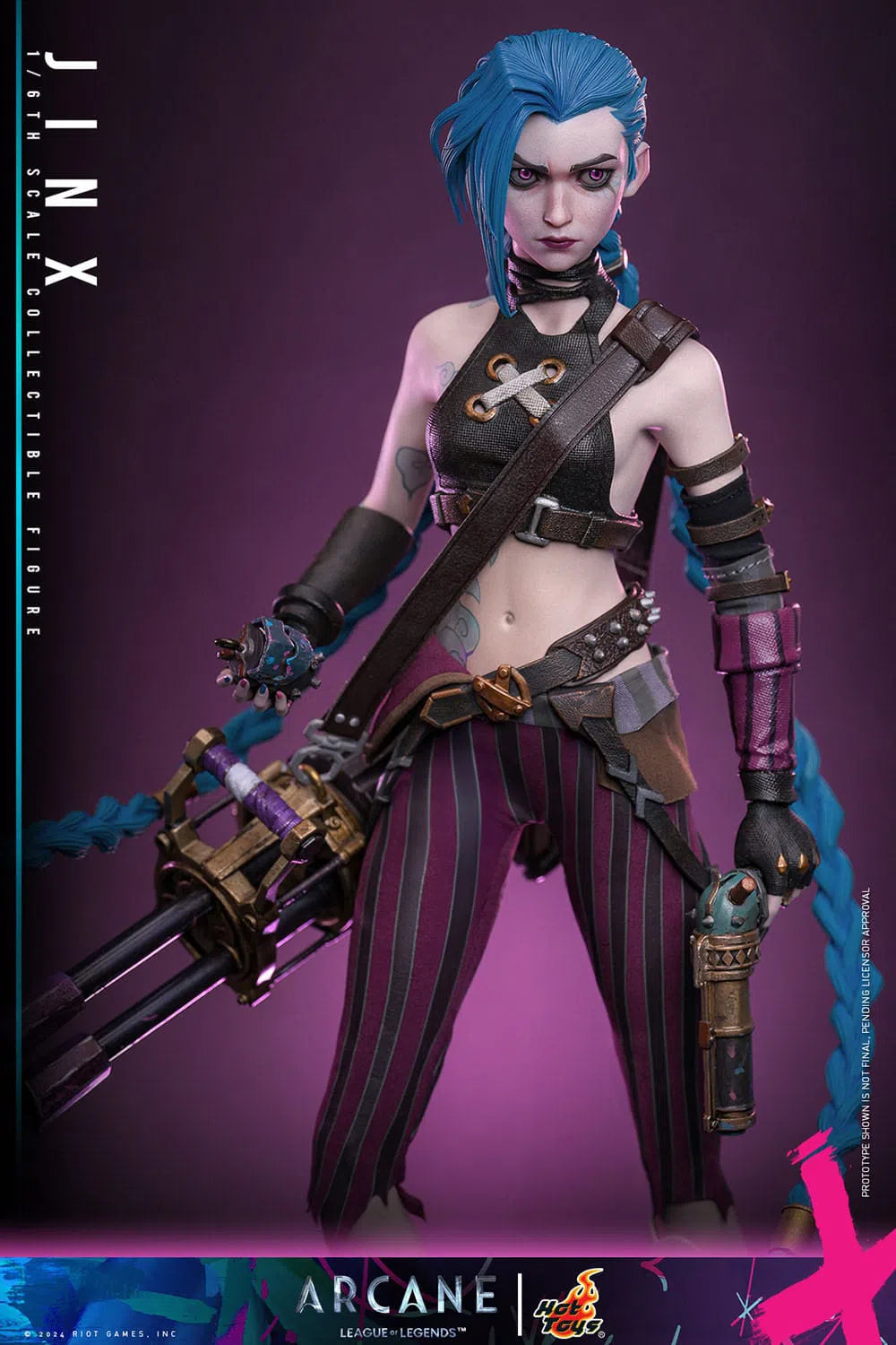 Arcane: Jinx: 1/6th - Hot Toys Action Figures