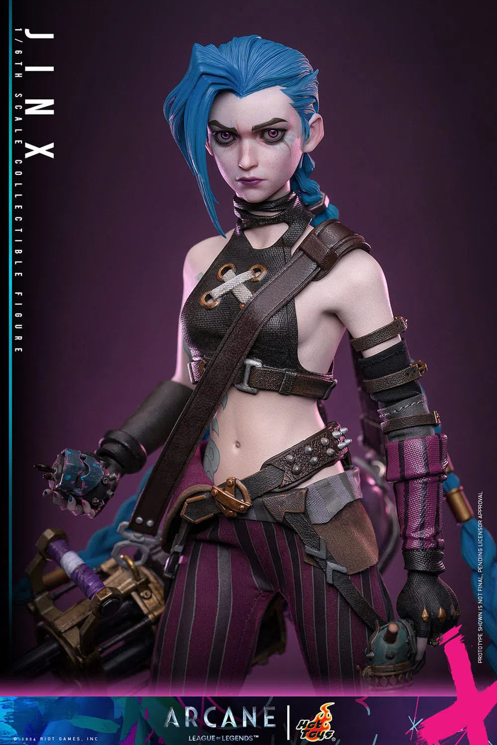 Arcane: Jinx: 1/6th Scale Action Figure - Hot Toys Action Figure