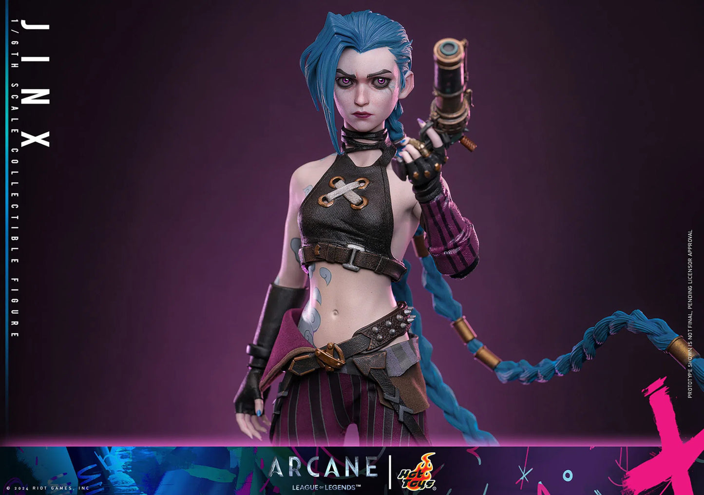 Arcane: Jinx: 1/6th Scale Action Figure - Hot Toys Action Figure