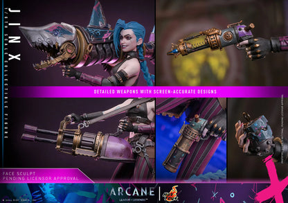Arcane: Jinx: 1/6th Scale Action Figure - Hot Toys Action Figure