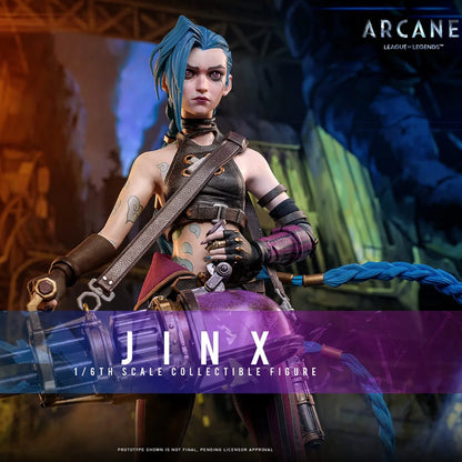 Arcane: Jinx: 1/6th Scale Action Figure - Hot Toys Action Figure