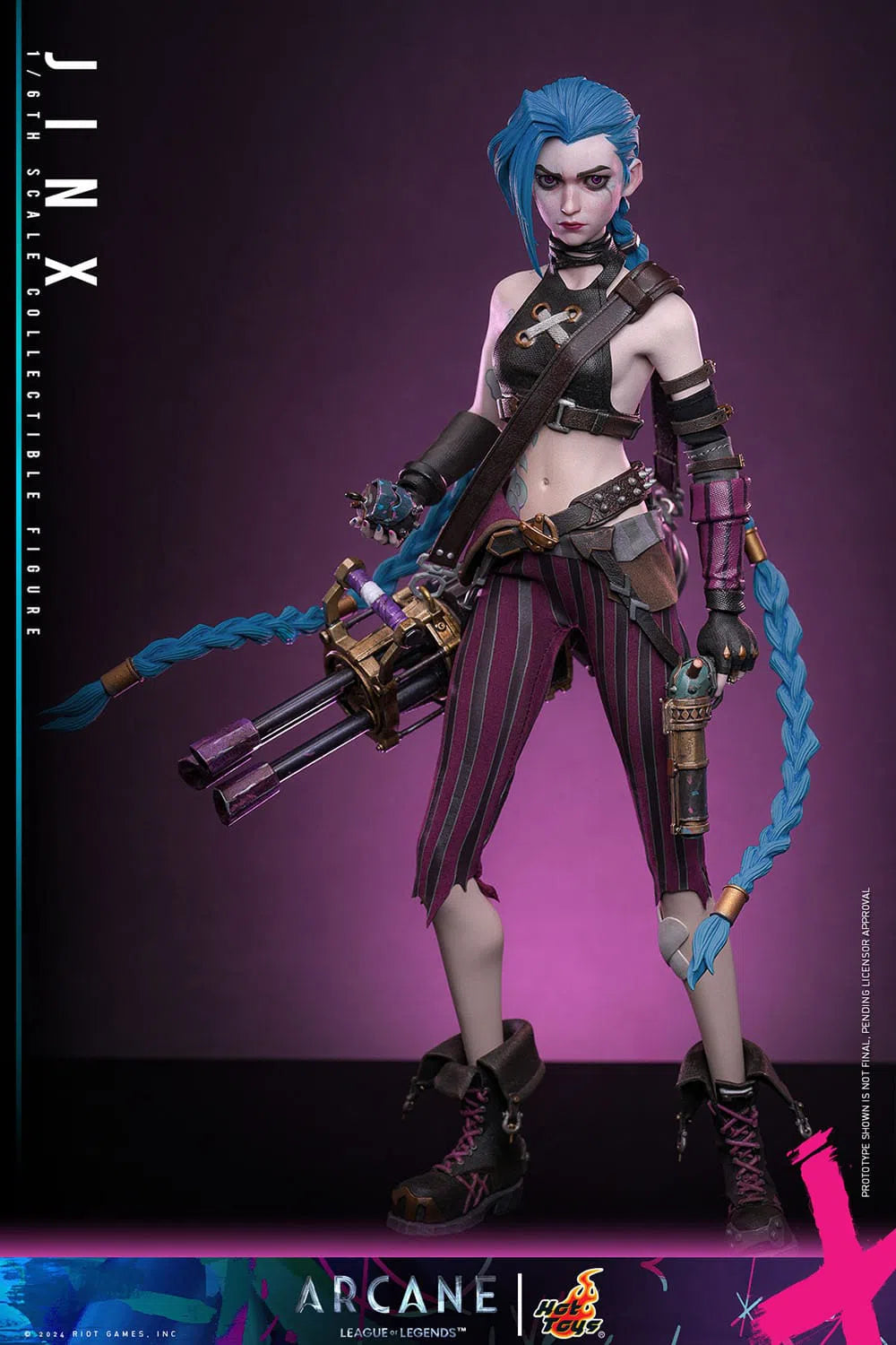 Arcane: Jinx: 1/6th Scale Action Figure - Hot Toys Action Figure