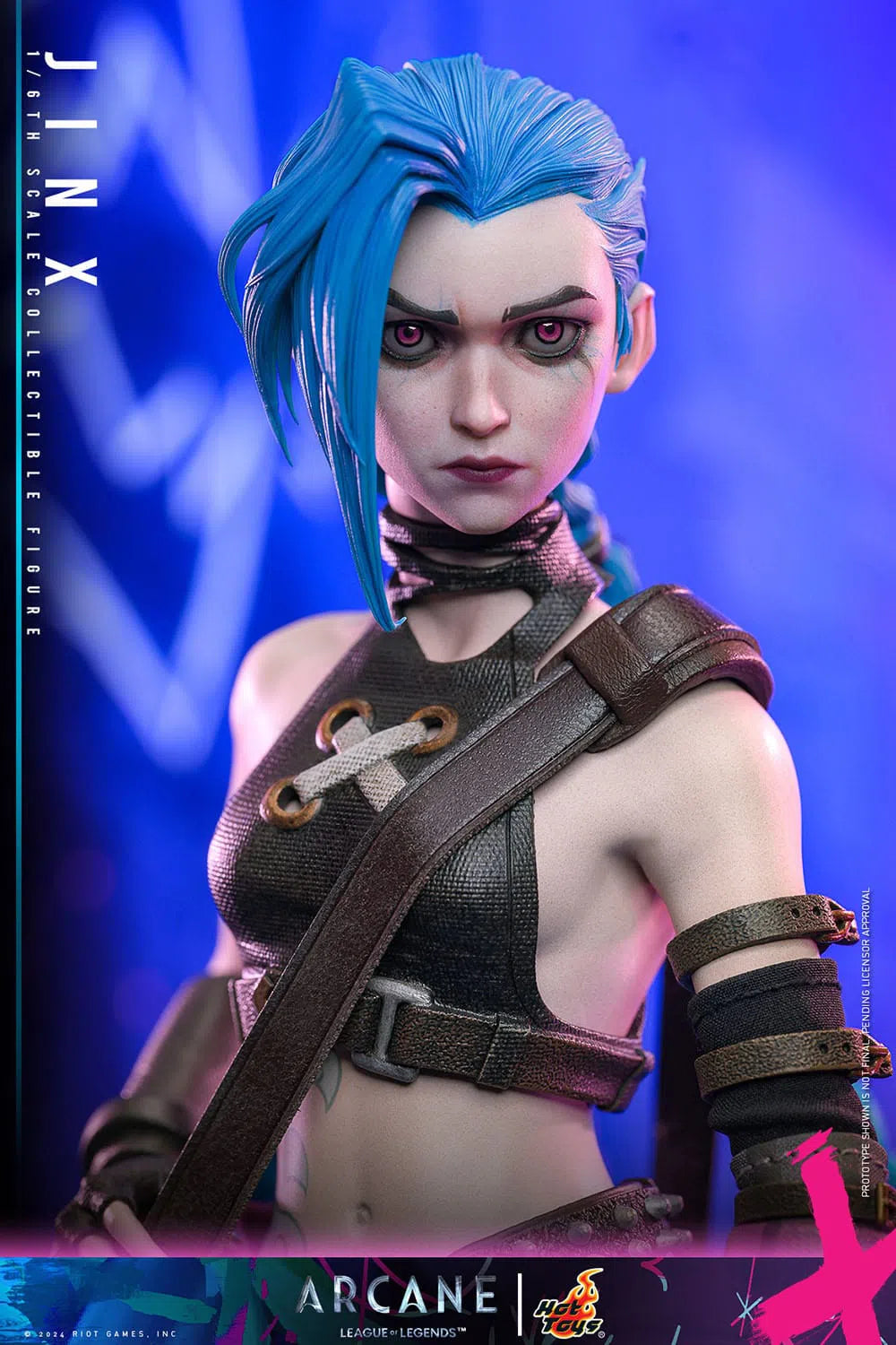 Arcane: Jinx: 1/6th Scale Action Figure - Hot Toys Action Figure