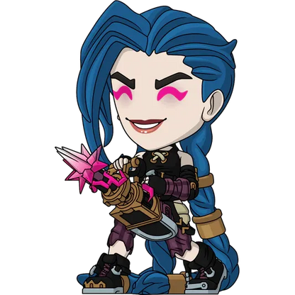 Arcane: Jinx: Vinyl Figure: #0 - YouTooz Vinyl Figure