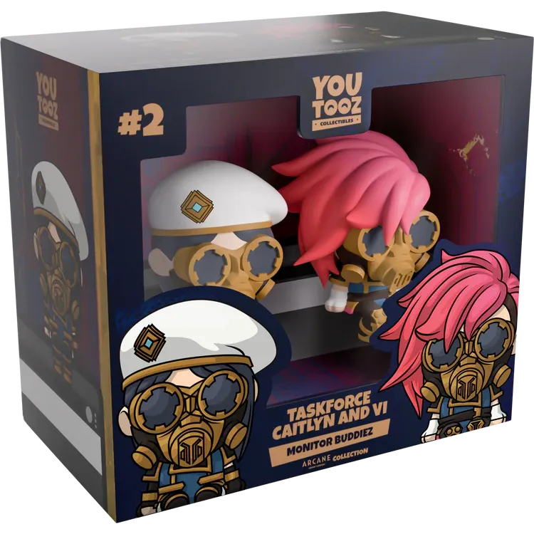 Arcane: Taskforce Caitlyn & Vi: Monitor Buddiez: Vinyl Figures: YouTooz YouTooz
