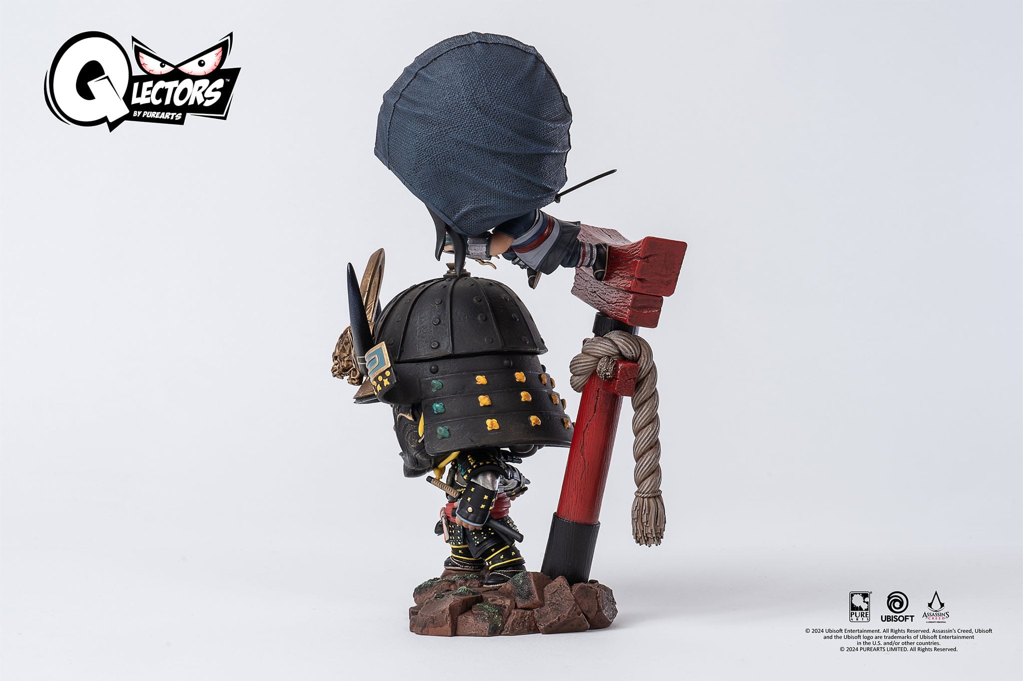 Assassin's Creed: Shadows: Qlectors Yasuke & Naoe: PVC Statue: 15cm Pure Arts