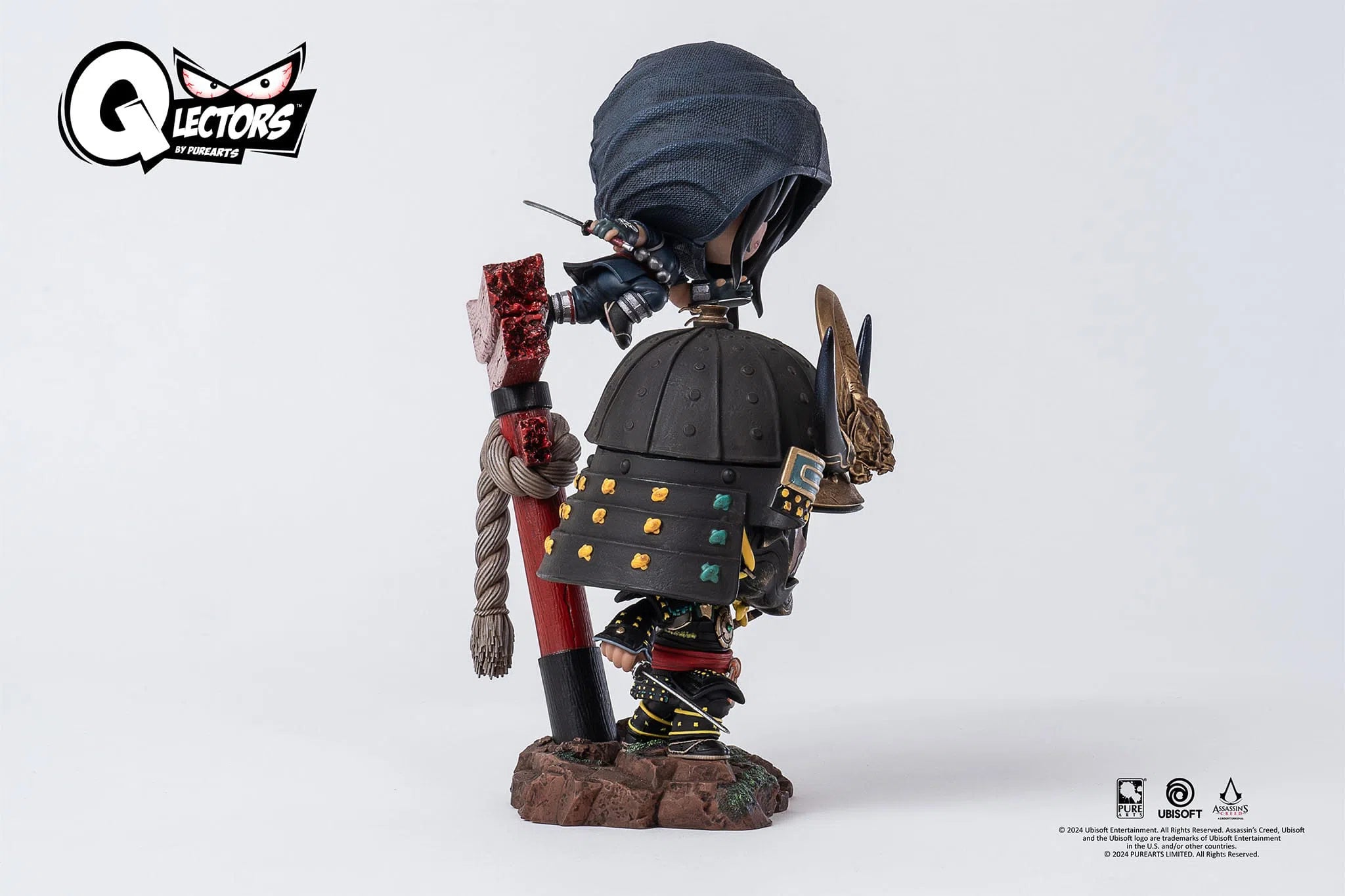 Assassin's Creed: Shadows: Qlectors Yasuke & Naoe: PVC Statue: 15cm Pure Arts