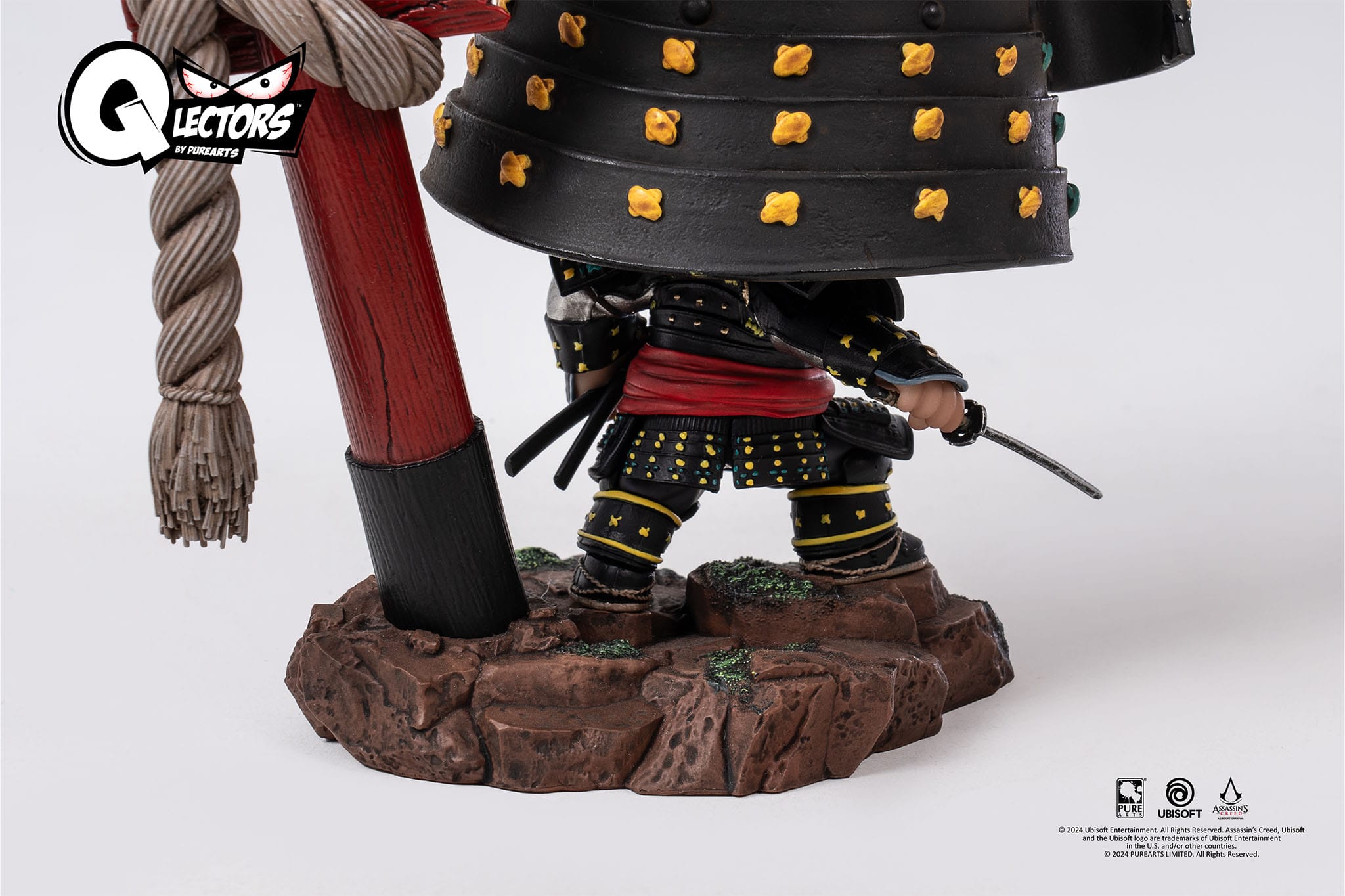 Assassin's Creed: Shadows: Qlectors Yasuke & Naoe: PVC Statue: 15cm Pure Arts