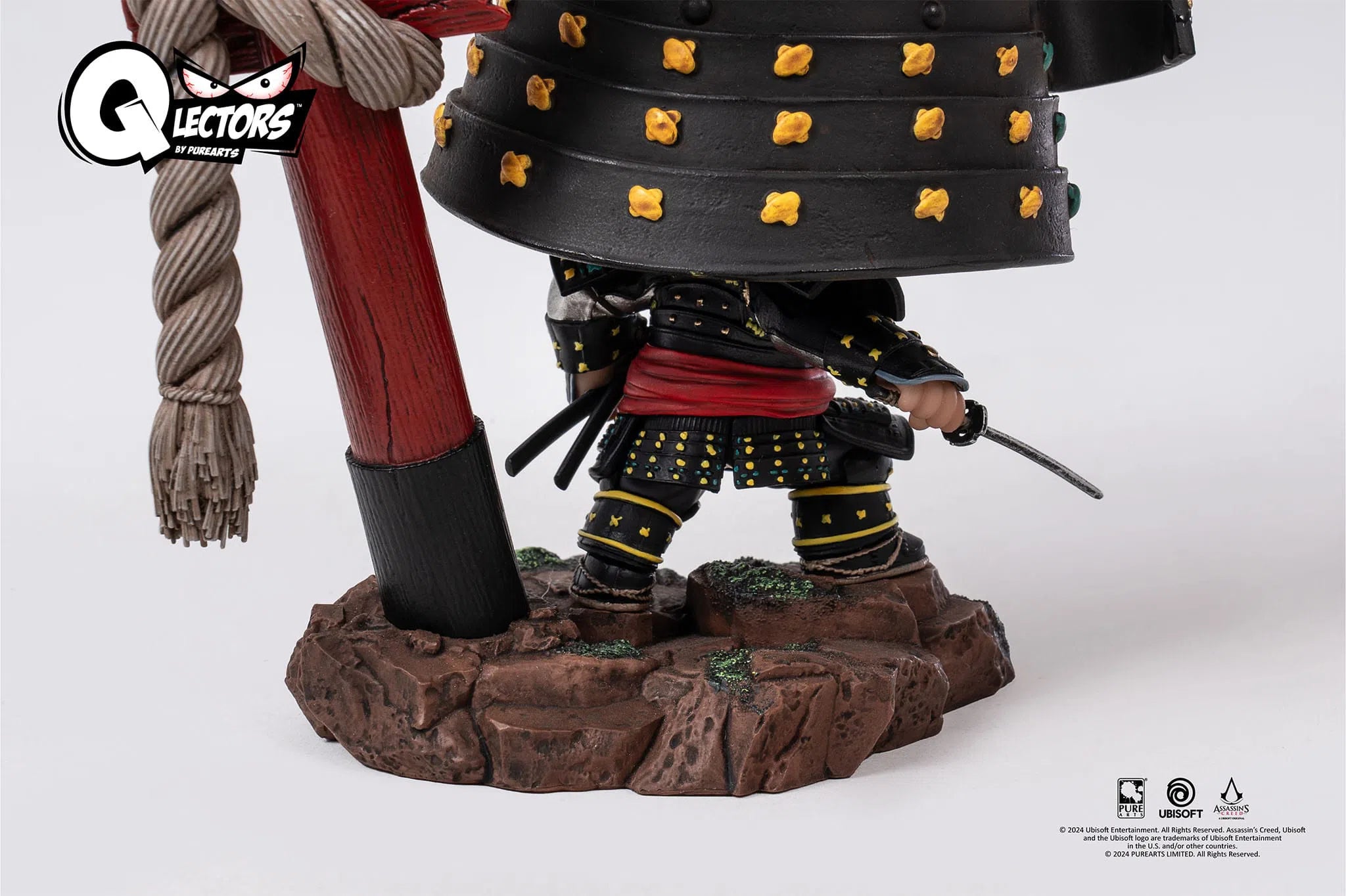 Assassin's Creed: Shadows: Qlectors Yasuke & Naoe: PVC Statue: 15cm Pure Arts