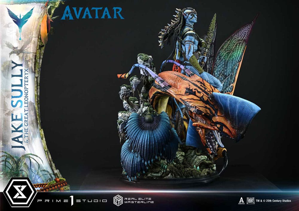 Avatar (Film) Real Elite Masterline Series Statue 1/4 Jake Sully & The Great Leonopteryx 87 cm - Prime 1 Studio Statue