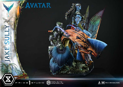 Avatar (Film) Real Elite Masterline Series Statue 1/4 Jake Sully & The Great Leonopteryx 87 cm - Prime 1 Studio Statue