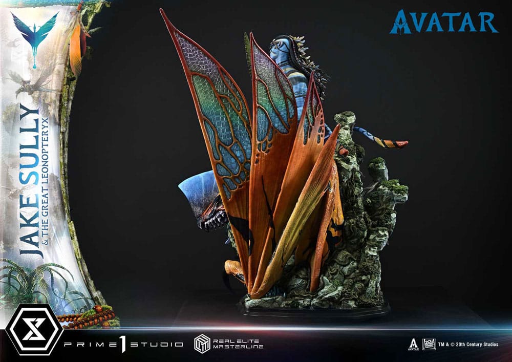 Avatar (Film) Real Elite Masterline Series Statue 1/4 Jake Sully & The Great Leonopteryx 87 cm - Prime 1 Studio Statue