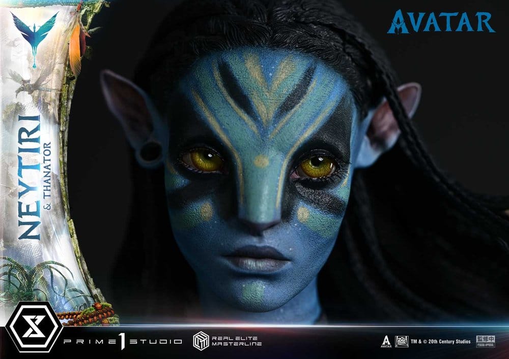 Avatar (Film) Real Elite Masterline Series Statue 1/4 Neytiri & Thanator 75 cm - Prime 1 Studio Statues