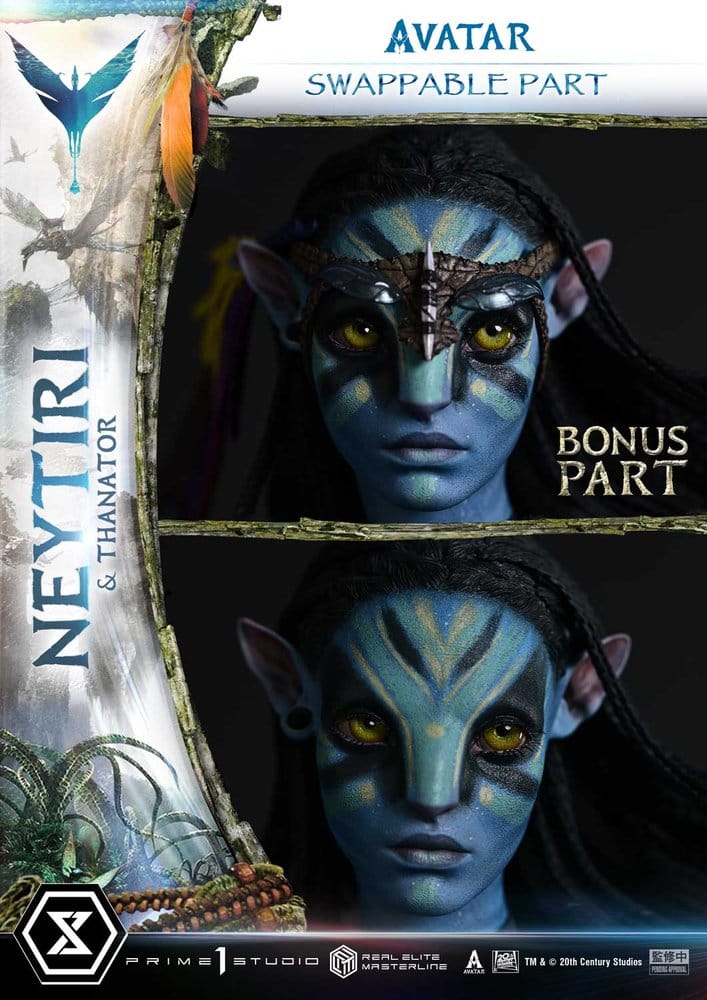 Avatar (Film) Real Elite Masterline Series Statue 1/4 Neytiri & Thanator Deluxe Bonus Version 75 cm - Prime 1 Studio Statues