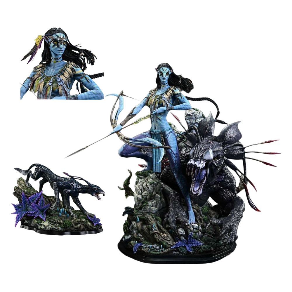 Avatar (Film) Real Elite Masterline Series Statue 1/4 Neytiri & Thanator Deluxe Bonus Version 75 cm - Prime 1 Studio Statues