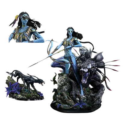 Avatar (Film) Real Elite Masterline Series Statue 1/4 Neytiri & Thanator Deluxe Bonus Version 75 cm - Prime 1 Studio Statues