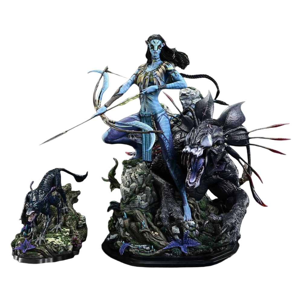 Avatar (Film) Real Elite Masterline Series Statue 1/4 Neytiri & Thanator Deluxe Version 75 cm - Prime 1 Studio Statues