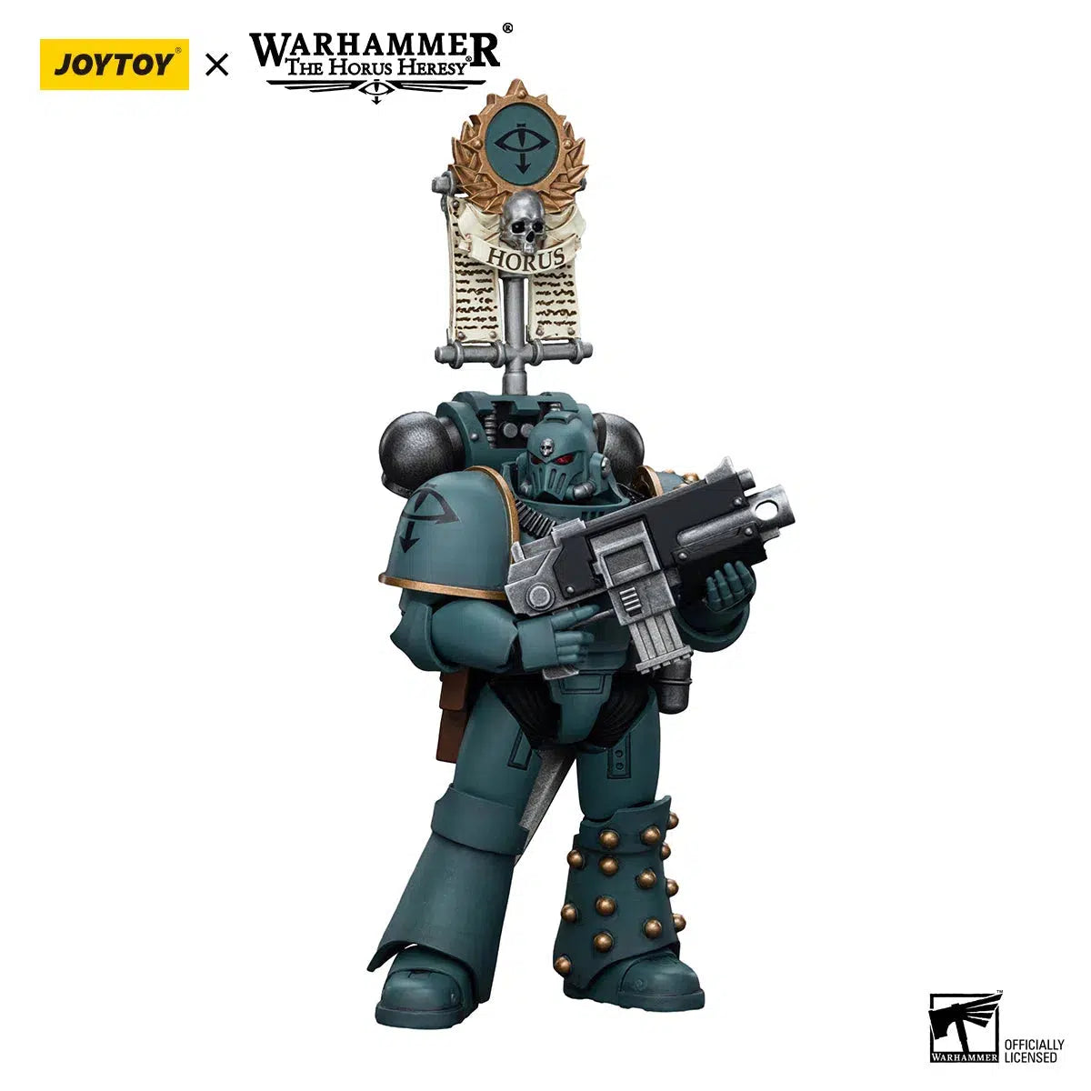 Warhammer: Horus Heresy: Sons of Horus: MKIV Tactical Squad: Legionary with Legion Vexilla: Joy Toy
