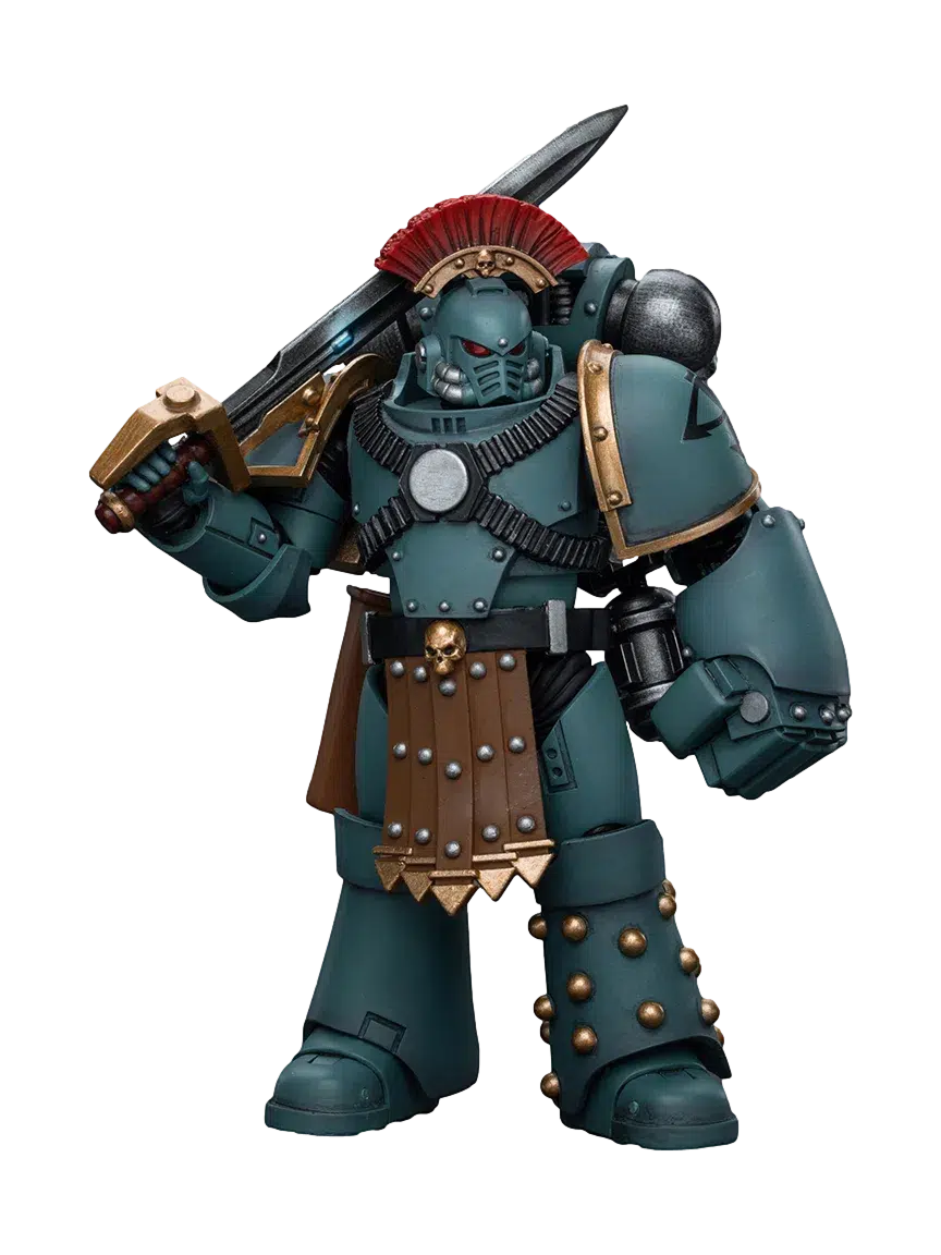 Warhammer: Horus Heresy: Sons of Horus: MKIV Tactical Squad: Sergeant with Power Fist Action Figure Joy Toy