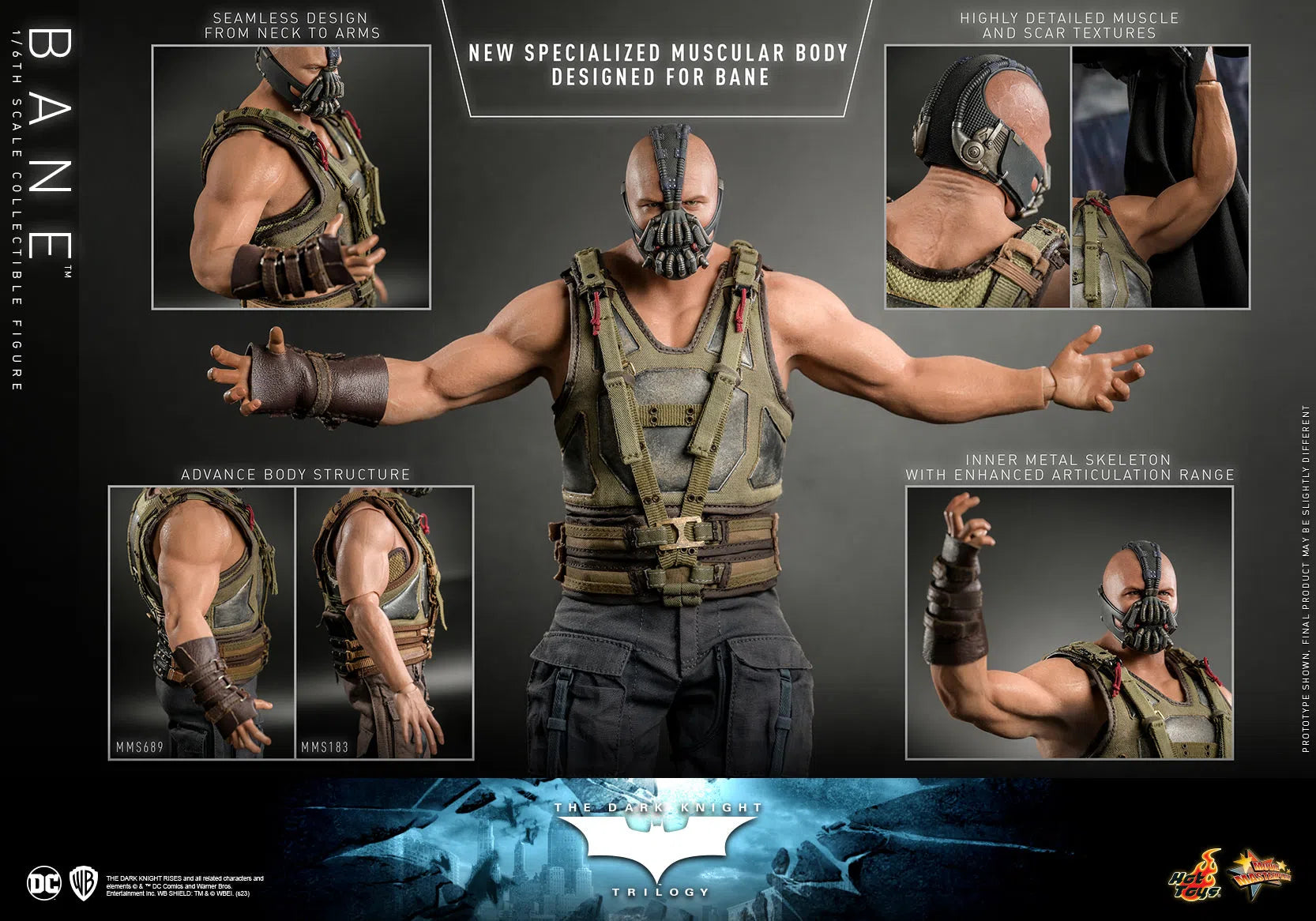 Bane: Batman: The Dark Knight Trilogy: MMS689 Hot Toys