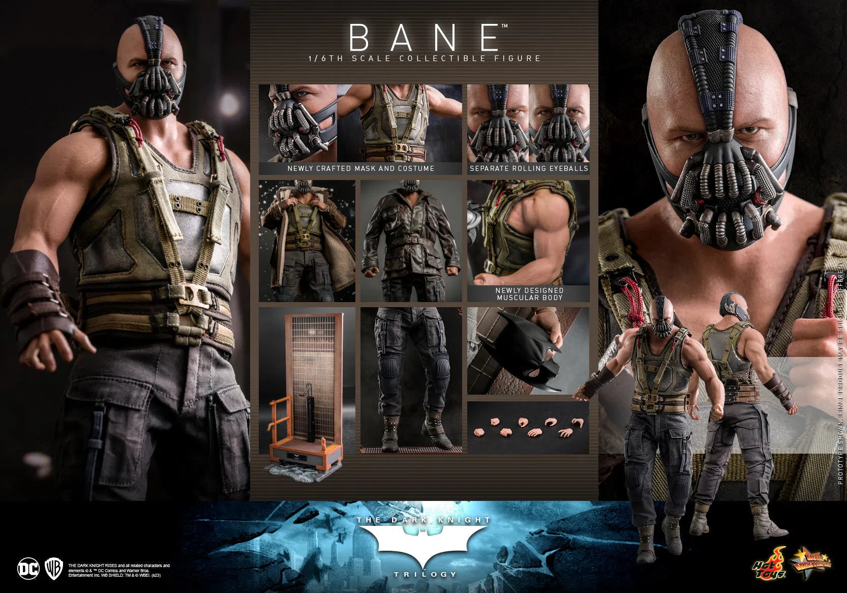 Bane: Batman: The Dark Knight Trilogy: MMS689 Hot Toys