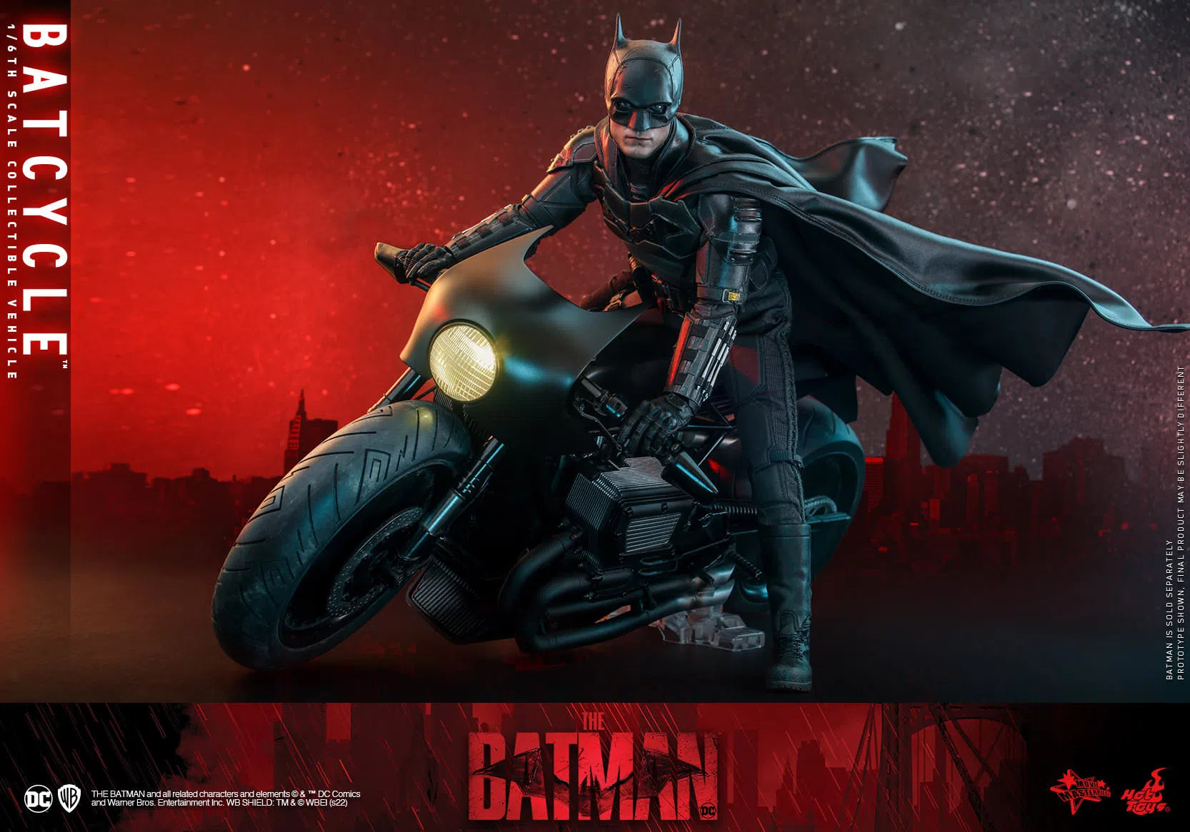 Batcycle: The Batman: DC Comics: MMS642 Hot Toys