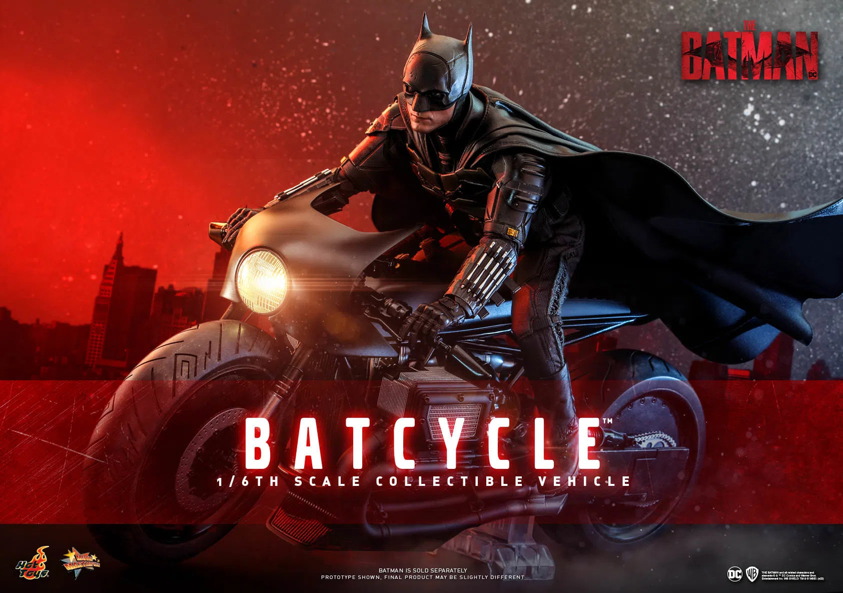 Batcycle: The Batman: DC Comics: MMS642 Hot Toys