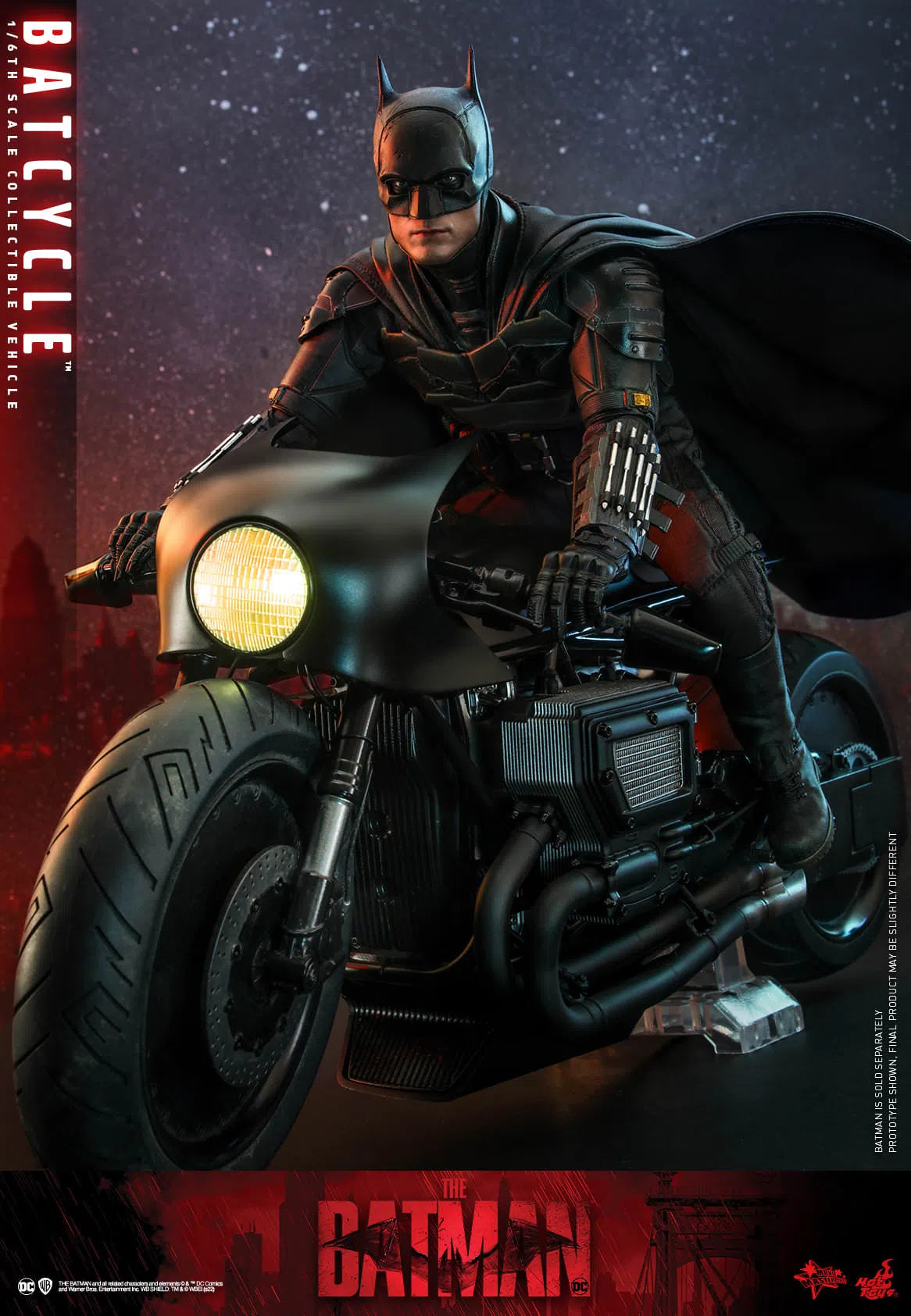 Batcycle: The Batman: DC Comics: MMS642 Hot Toys