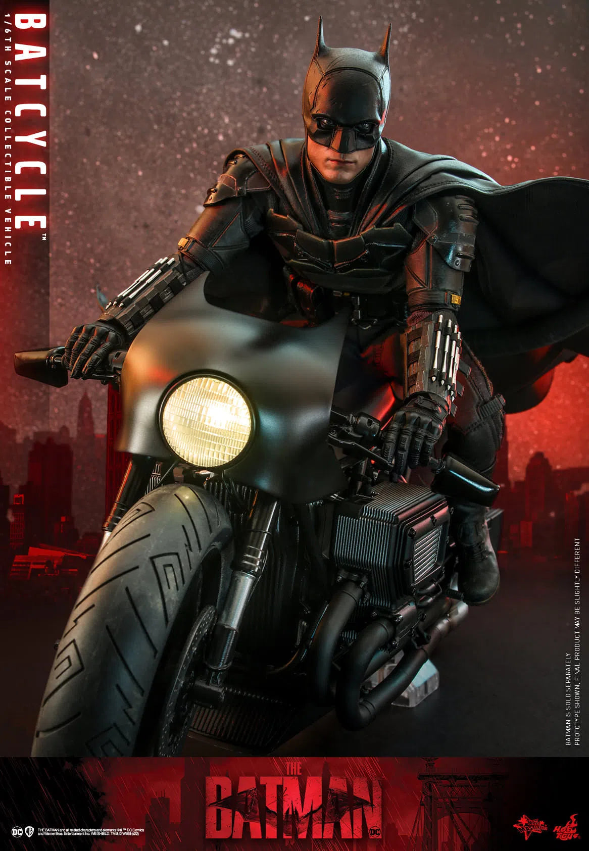 Batcycle: The Batman: DC Comics: MMS642 Hot Toys