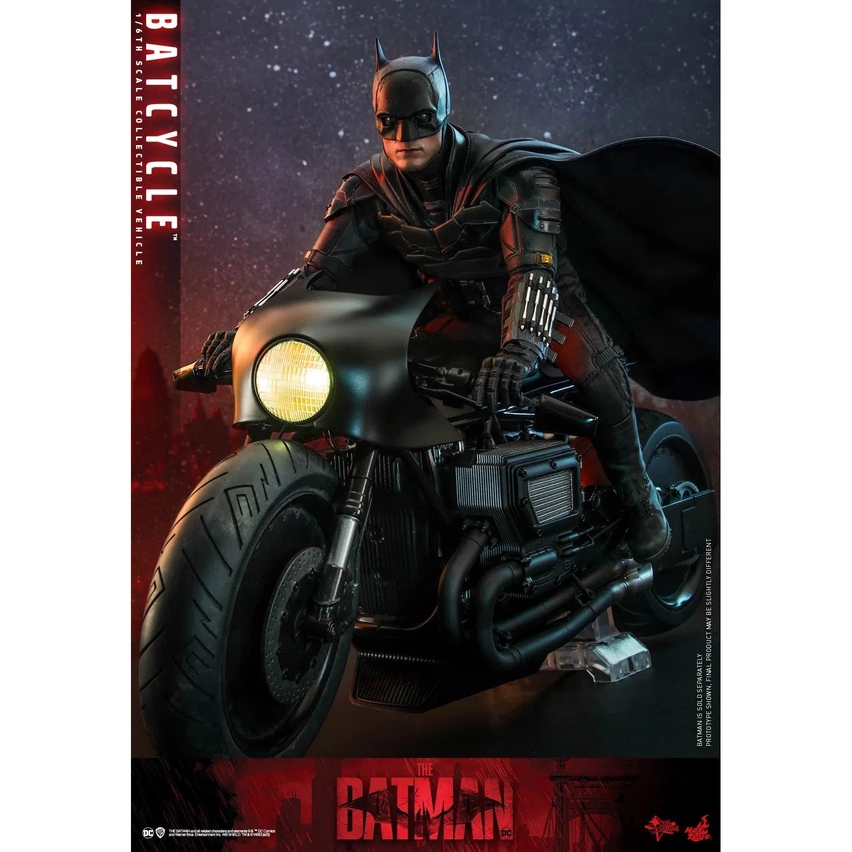 Batcycle: The Batman: DC Comics: MMS642 Hot Toys