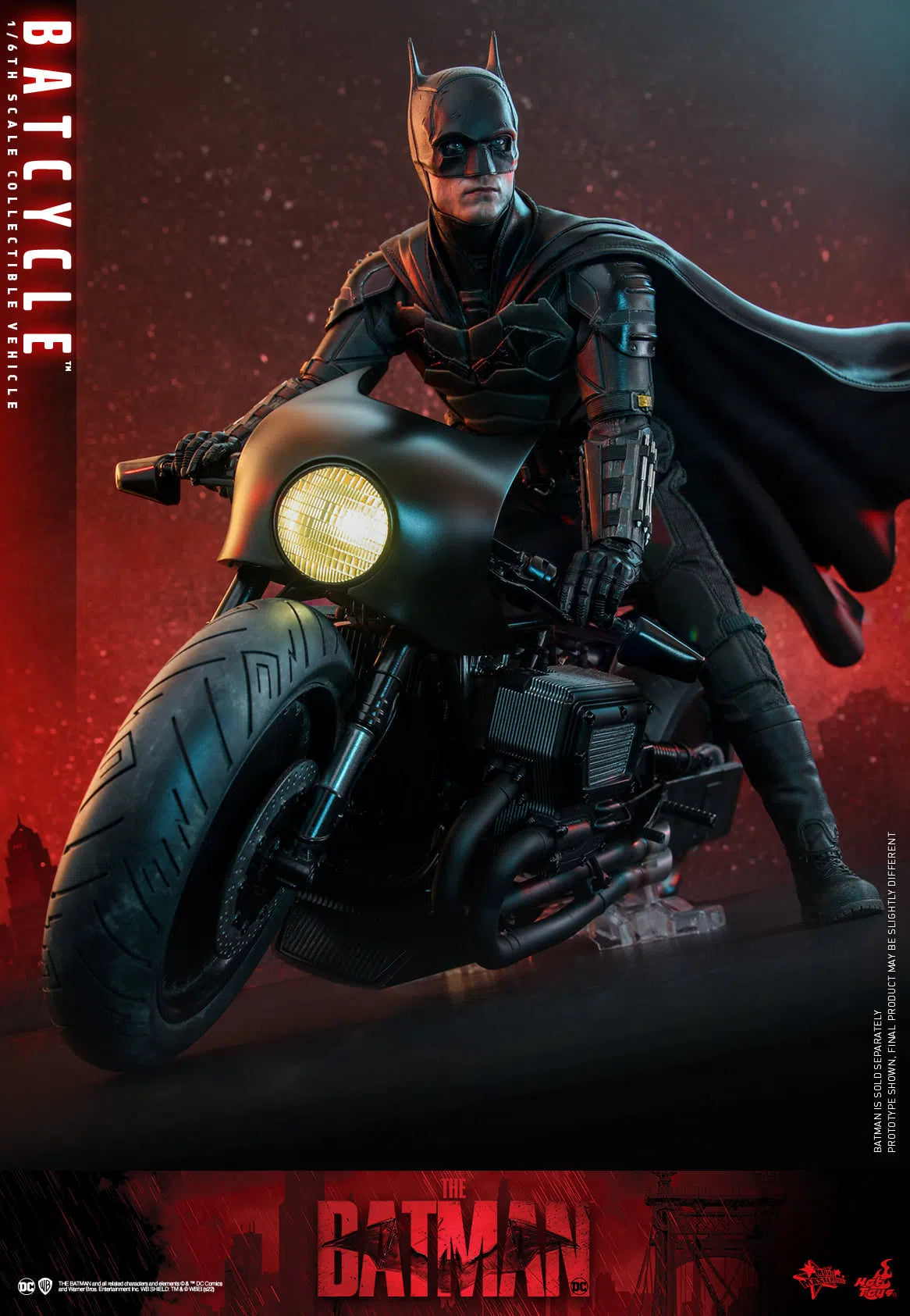 Batcycle: The Batman: DC Comics: MMS642 Hot Toys