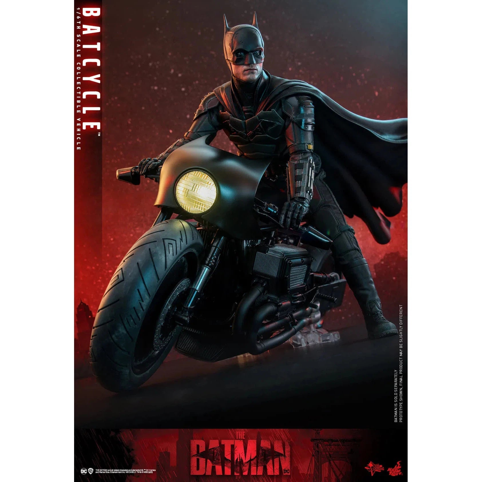 Batcycle: The Batman: DC Comics: MMS642 Hot Toys