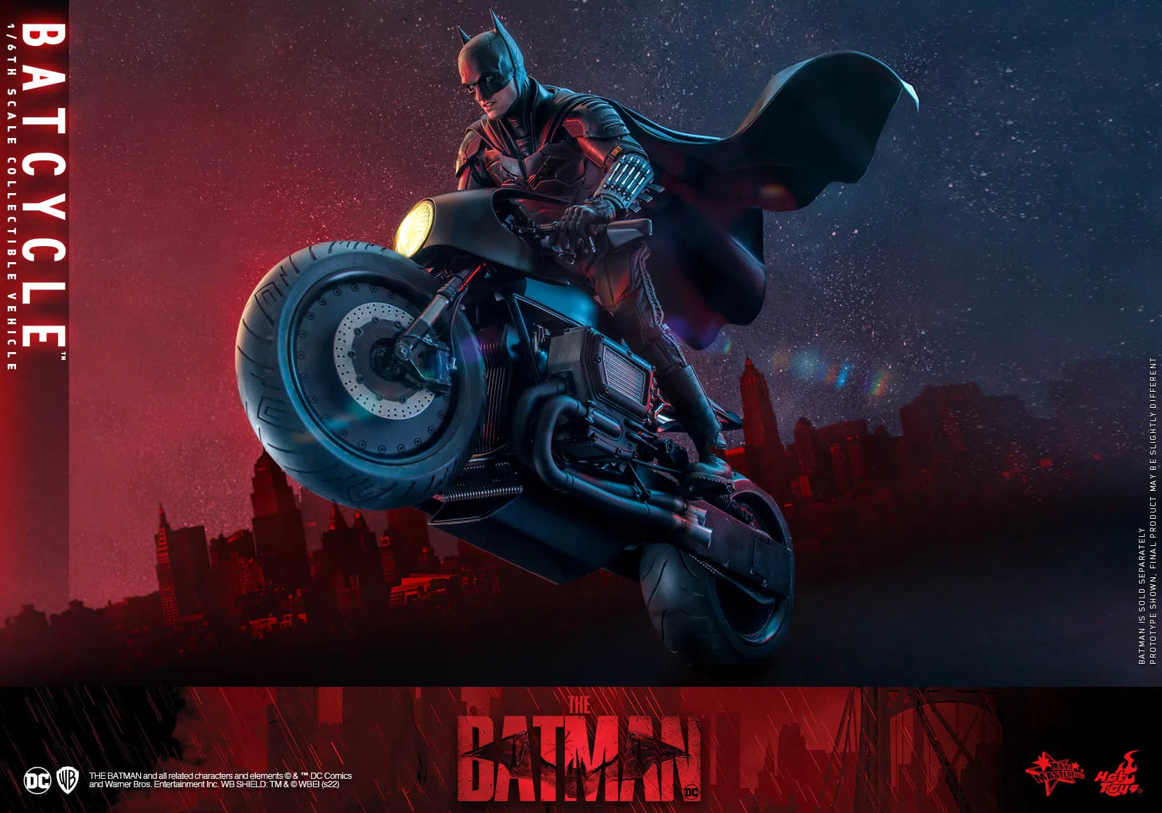 Batcycle: The Batman: DC Comics: MMS642 Hot Toys