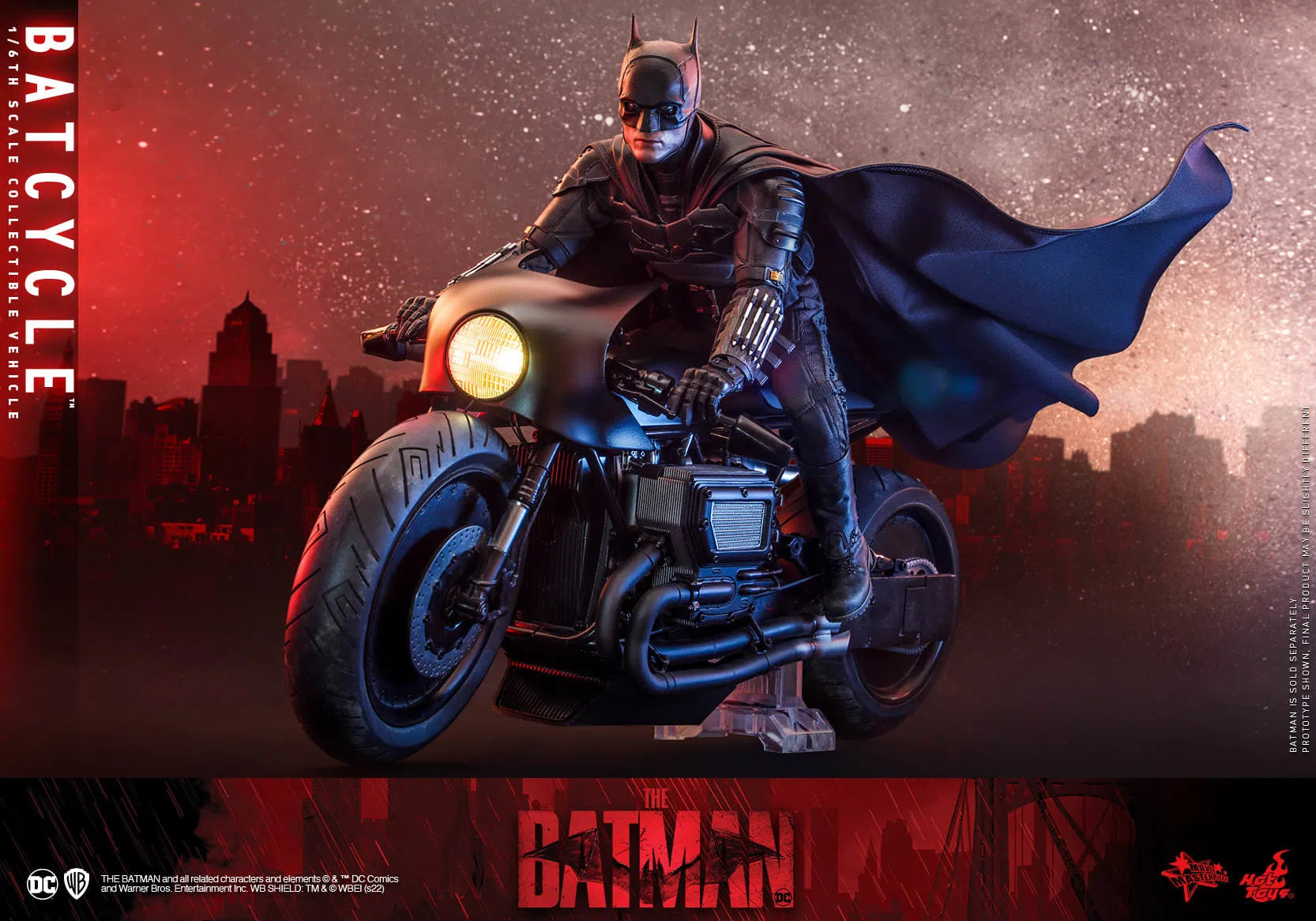 Batcycle: The Batman: DC Comics: MMS642 Hot Toys