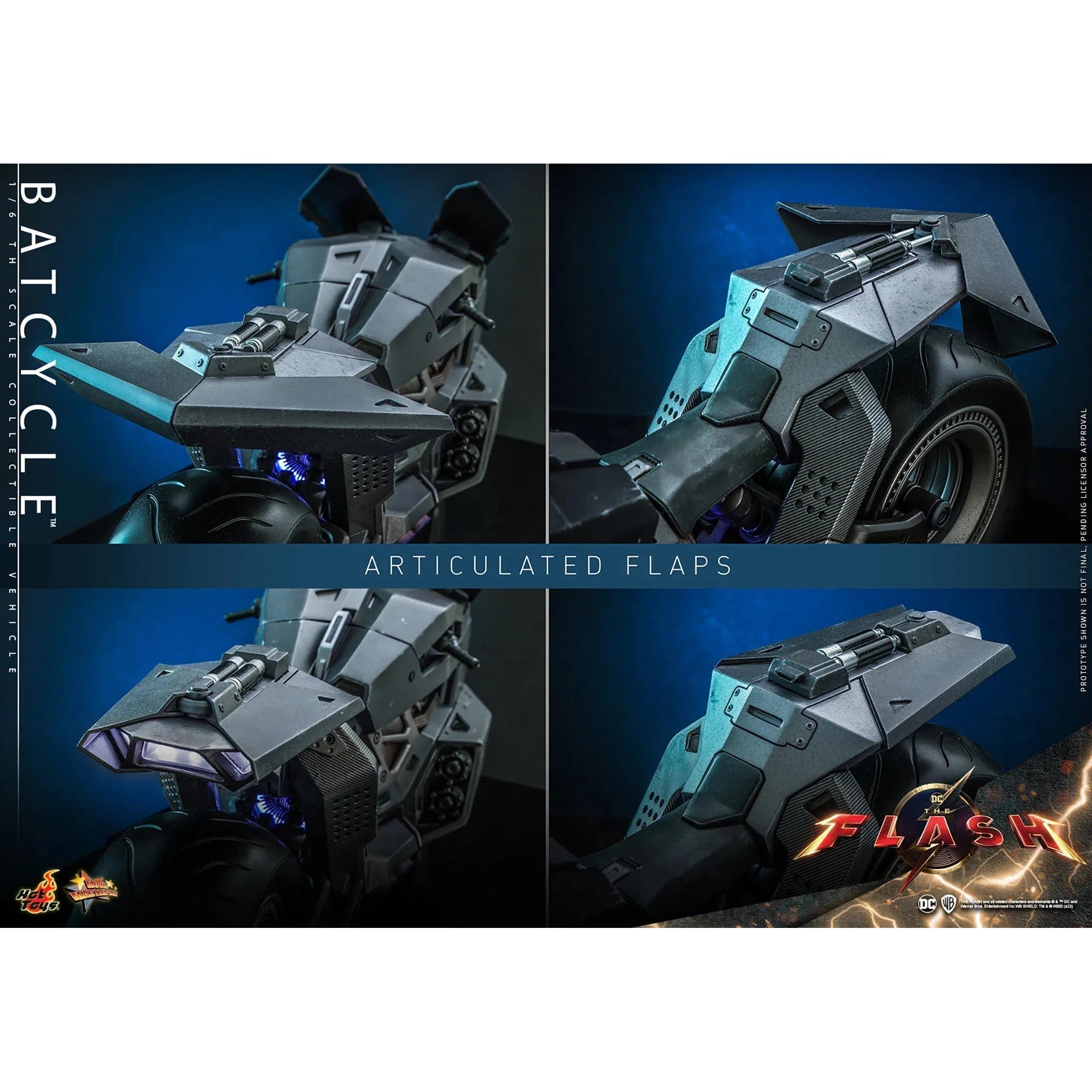 Batcycle: The Flash: Dc Comics Hot Toys