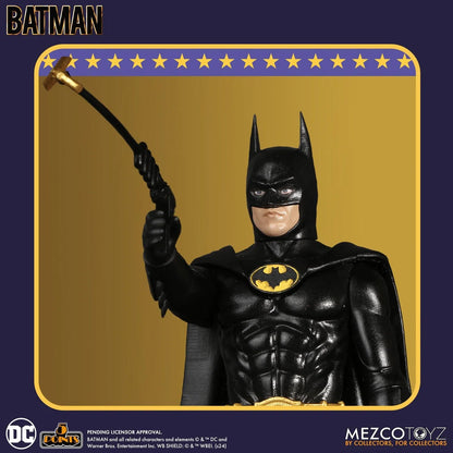 Batman: (1989): 5 Points Figures & Batmobile Set - Mezco Action Figure