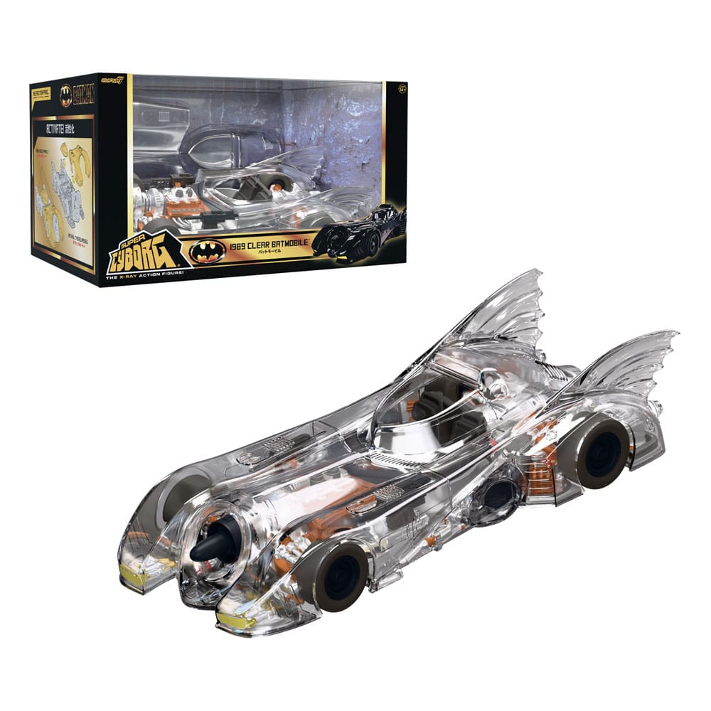 Batman 1989 Super Cyborg Vehicle Batmobile 1989 (Clear) 35 cm - Super7 Vehicles