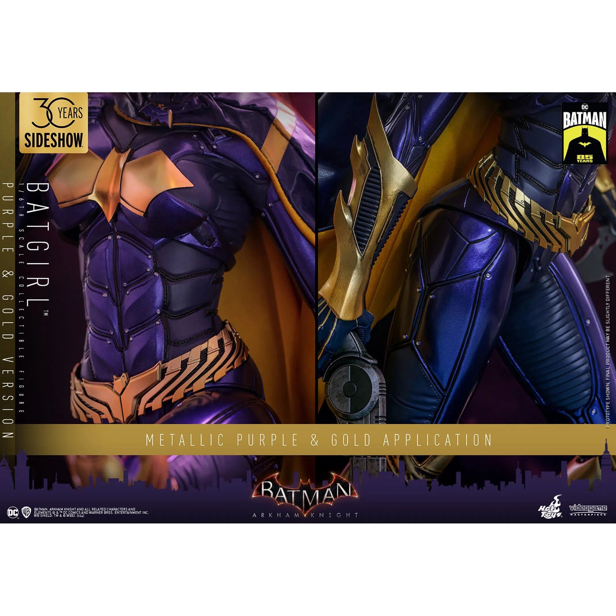 Batman Arkham Knight: Batgirl (Purple and Gold Version) Exclusive: 1/6th Scale Action Figure: Hot Toys Hot Toys