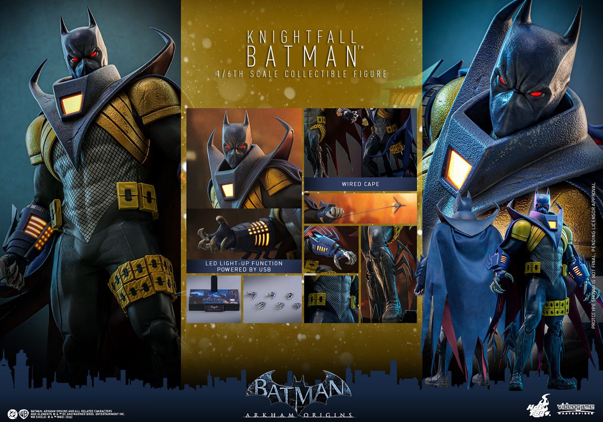 Batman: Arkham Origins: Knightfall Batman: 1/6th Scale Action Figure: Hot Toys by Hot Toys – Action Figure, [scale], UK stockist Planet Action Figures