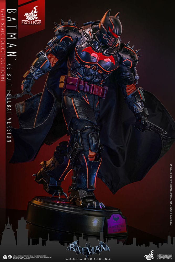 Batman Arkham Origins Videogame Masterpiece Action Figure 1/6 XE Suit Hellbat Version Hot Toys Exclusive 33 cm - Hot Toys Action Figures