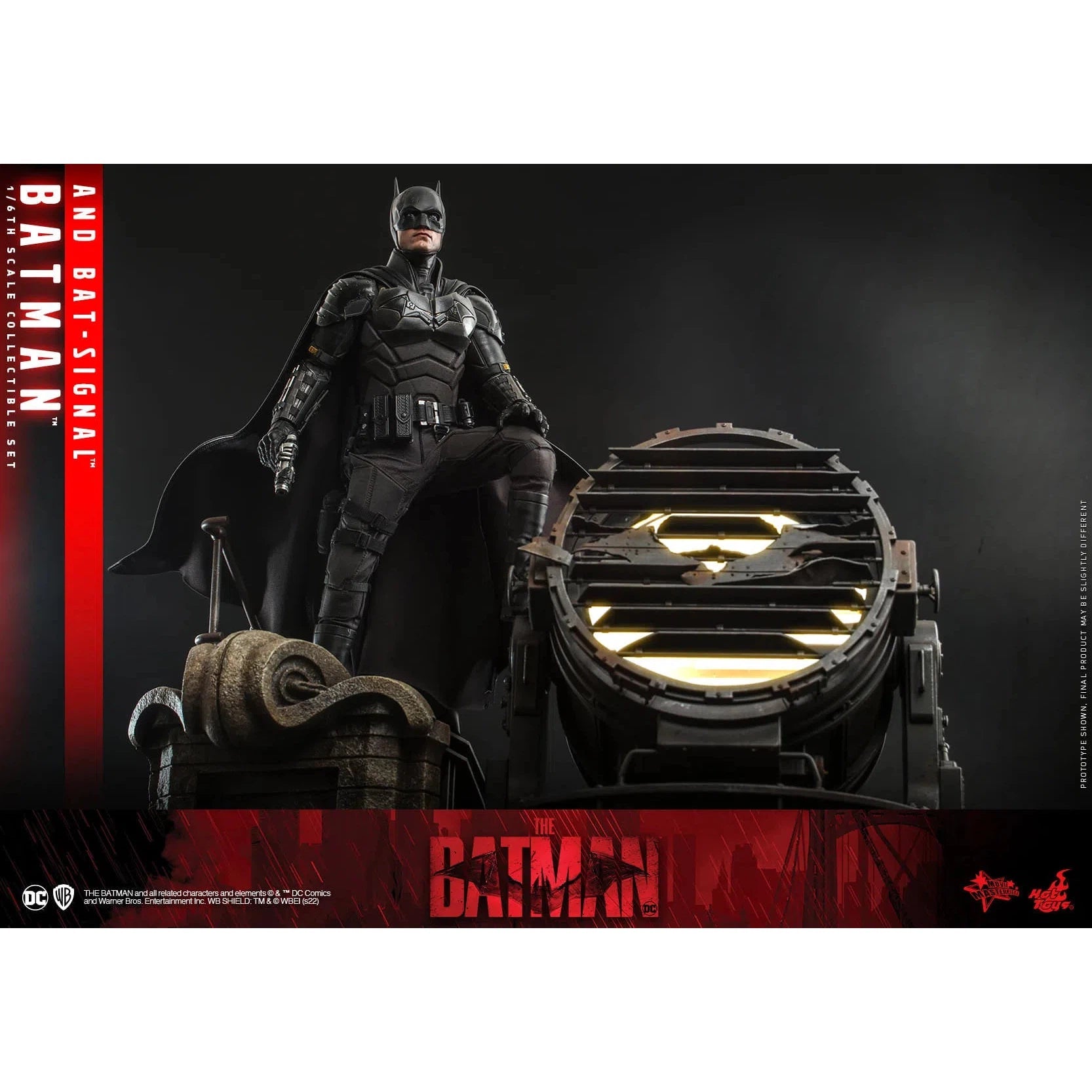 Batman & Bat-Signal Deluxe: The Batman: DC Comics: MMS641 Hot Toys