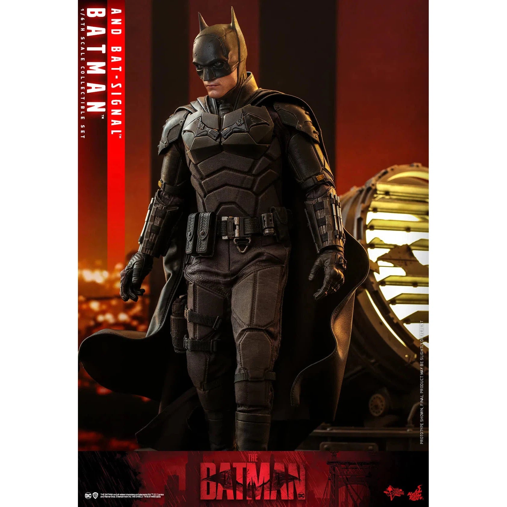 Batman & Bat-Signal Deluxe: The Batman: DC Comics: MMS641 Hot Toys