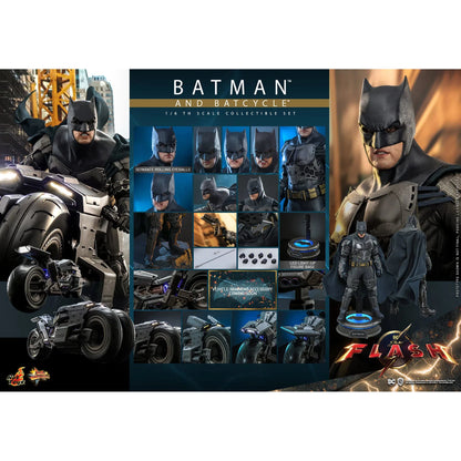 Batman & Batcycle: The Flash: Dc Comics - Hot Toys Action Figure