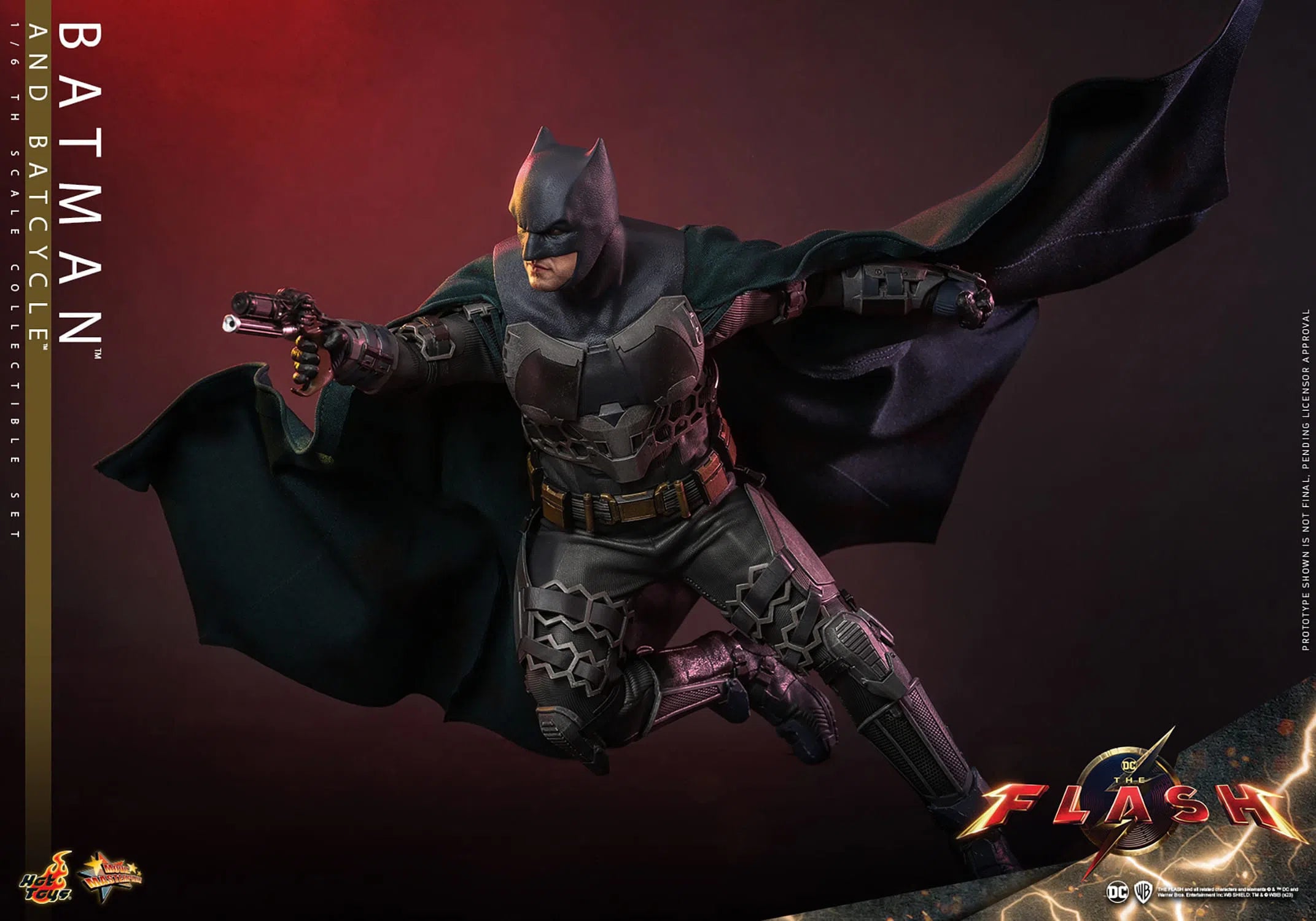 Batman & Batcycle: The Flash: Dc Comics Hot Toys