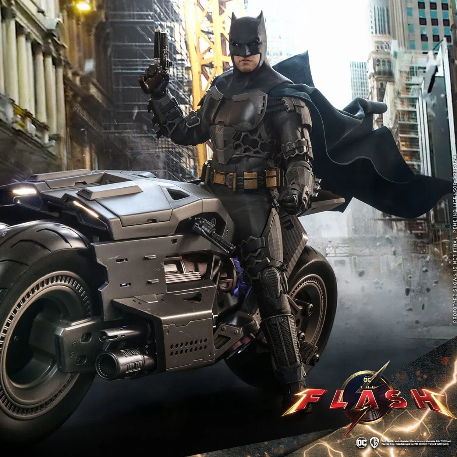 Batman & Batcycle: The Flash: Dc Comics Hot Toys