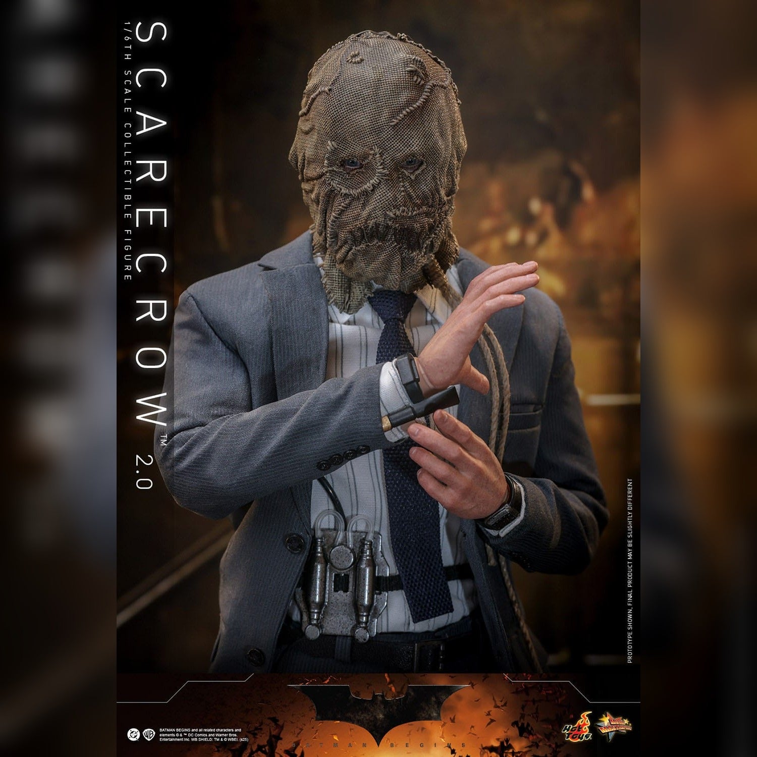 Batman Begins: Scarecrow 2.0: 1/6th Action Figure - Hot Toys Action Figure