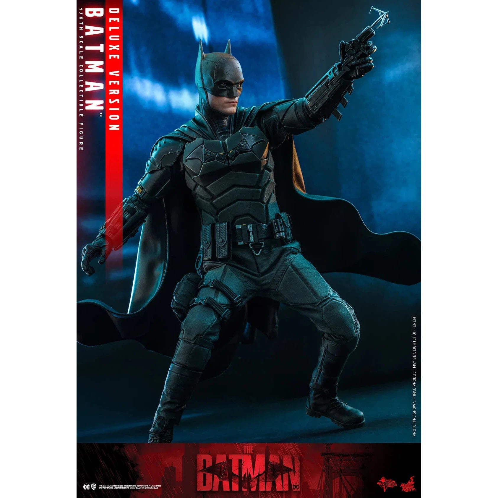 Batman Deluxe: The Batman: DC Comics: MMS639 by Hot Toys – Action Figure, [scale], UK stockist Planet Action Figures