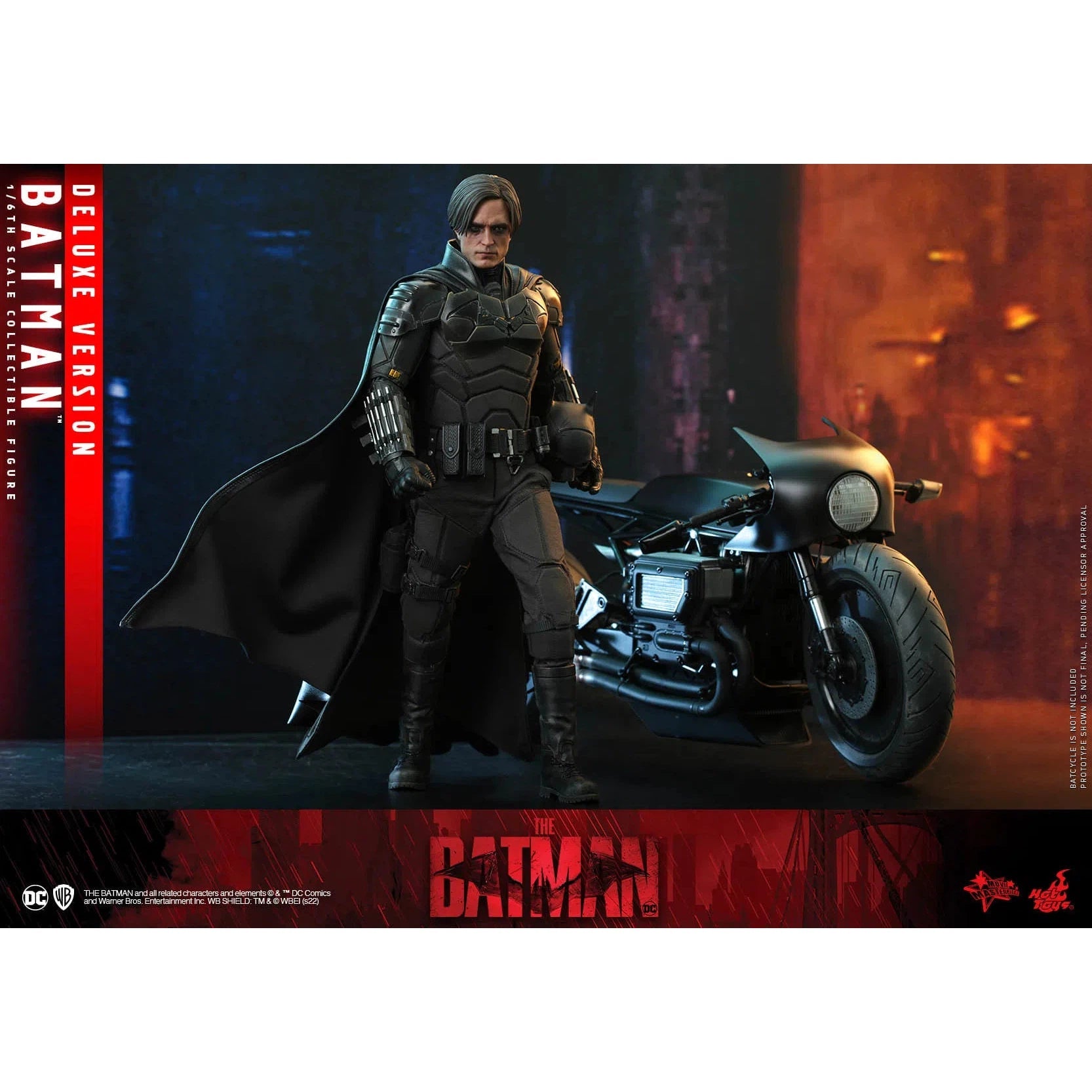 Batman Deluxe: The Batman: DC Comics: MMS639 by Hot Toys – Action Figure, [scale], UK stockist Planet Action Figures